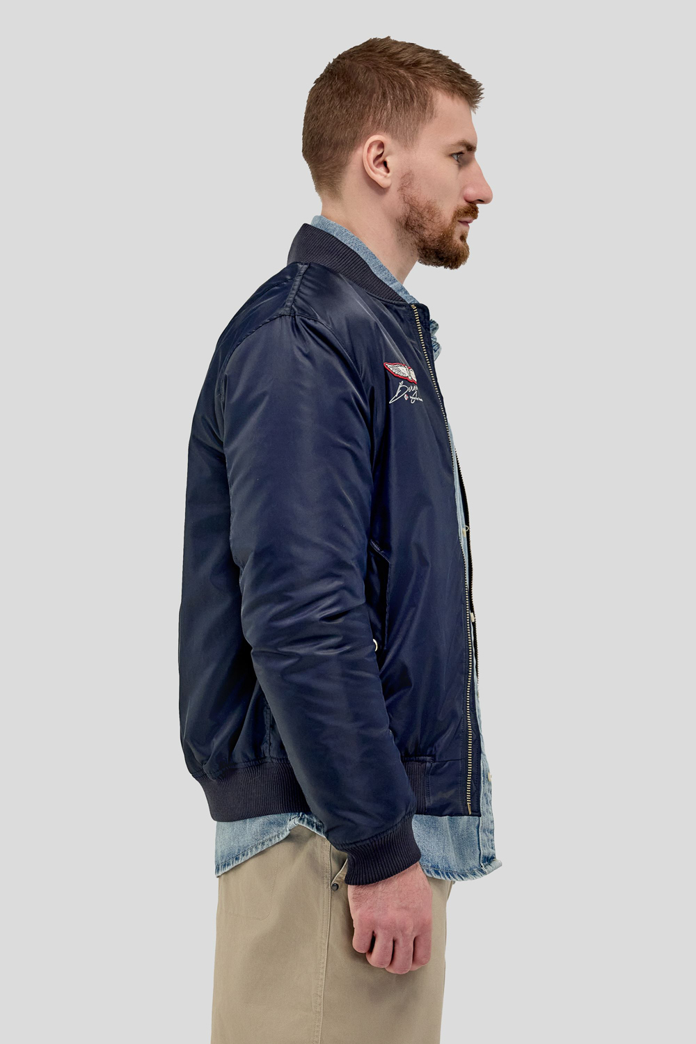 Мужской демисезонный бомбер Aviator
