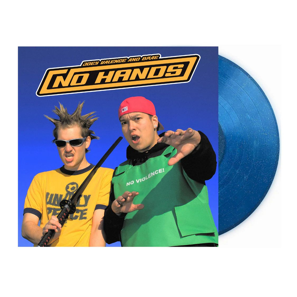 Joey Valence & Brae - No Hands - Blue w/ Sparkles Boom Bada Blue Vinyl - 2024 новая виниловая пластинка