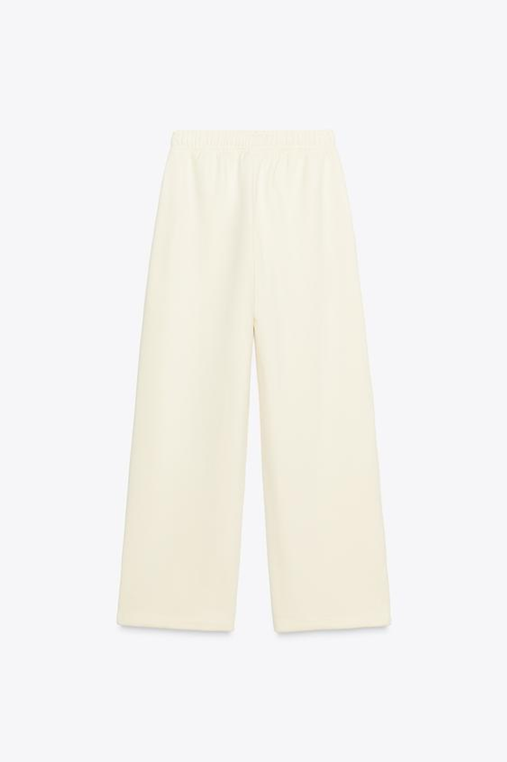 ZARA БАЗОВЫЕ ПРЯМЫЕ БРЮКИ ИЗ МЯГКОЙ ТКАНИ, ЖЕЛТЫЙ