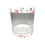 Шляпная упаковка РОЗЫ д. 12 см высота 12 см.