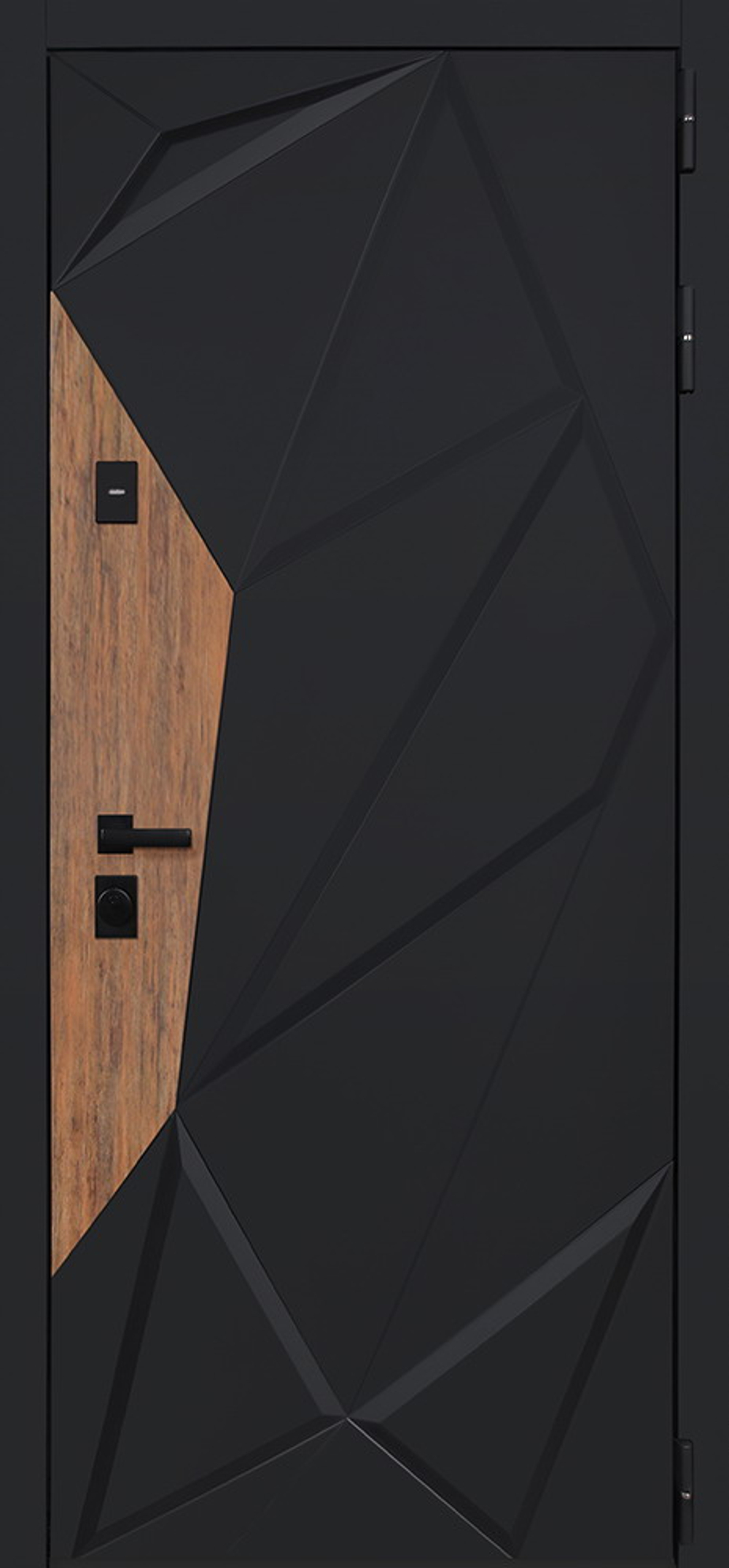 Стальная дверь "Макс 3D" с зеркалом (адаптивная замковая часть). Заказная модель.