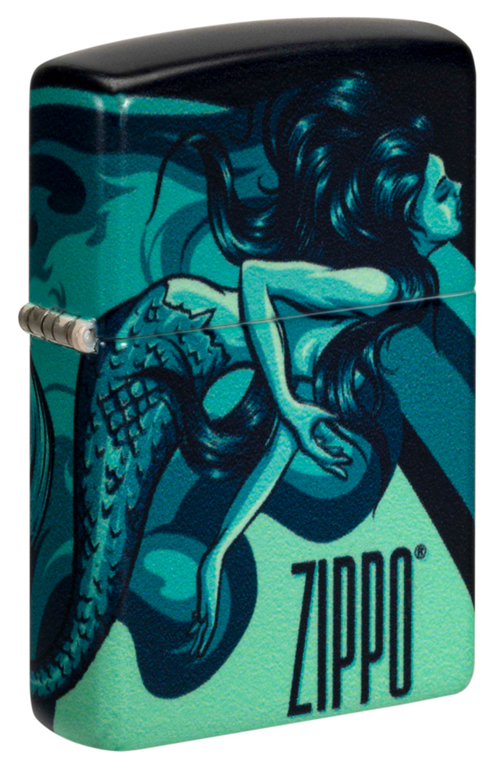 48605 Зажигалка ZIPPO Mermaid Design 540 Matte
