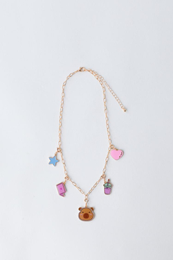 ZARA ОЖЕРЕЛЬЕ С МНОГОФУНКЦИОНАЛЬНЫМИ СМЕННЫМИ ПОДВЕСКАМИ, ЗОЛОТИСТЫЙ