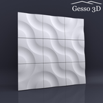 Гипсовая 3D панель Аливия