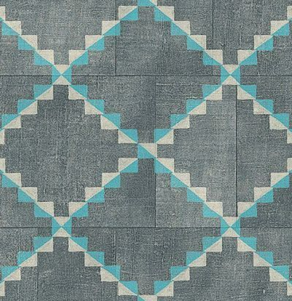 обои современные дизайнерские имитируюшие ткань с геометрическим узором 49532