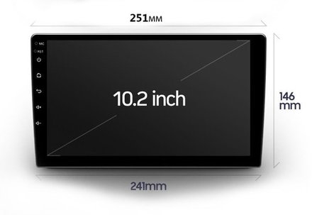 Магнитола без рамки (экран 10") - Vomi AK516R10-MTK-LTE Android 10, 8-ядер, 4-64Гб, 4G SIM-слот