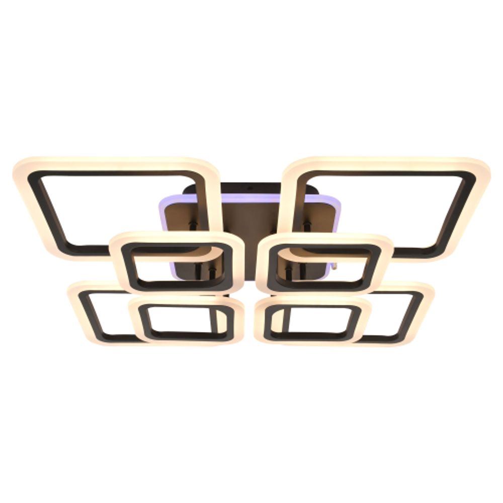 Светильник потолочный светодиодный Rivoli Lana 6202-701 155 Вт LED RGB 3000К-6000К модерн с пультом черный | 