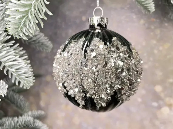 Набор стеклянных шаров Лауф 80 мм., 12 шт., House of seasons (85537)