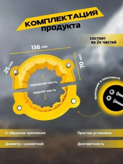 Точилка для сверл из ABS пластика, 4/5/6/8/10/12 мм. Насадка на болгарку 110 - 115 мм, 1 шт