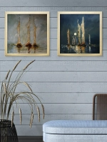 Картины на стену интерьерные на холсте 2 шт