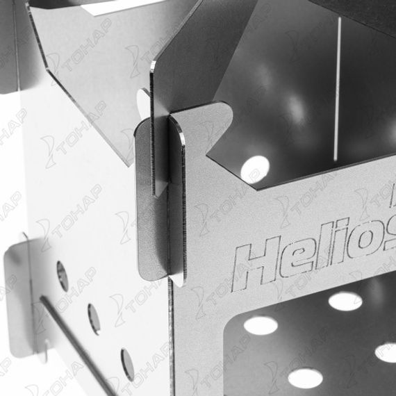 Печь-щепочница складная ПМ-07С в чехле, 195х195х250мм, сталь 1,5мм (T-HS-PM-07S) Helios