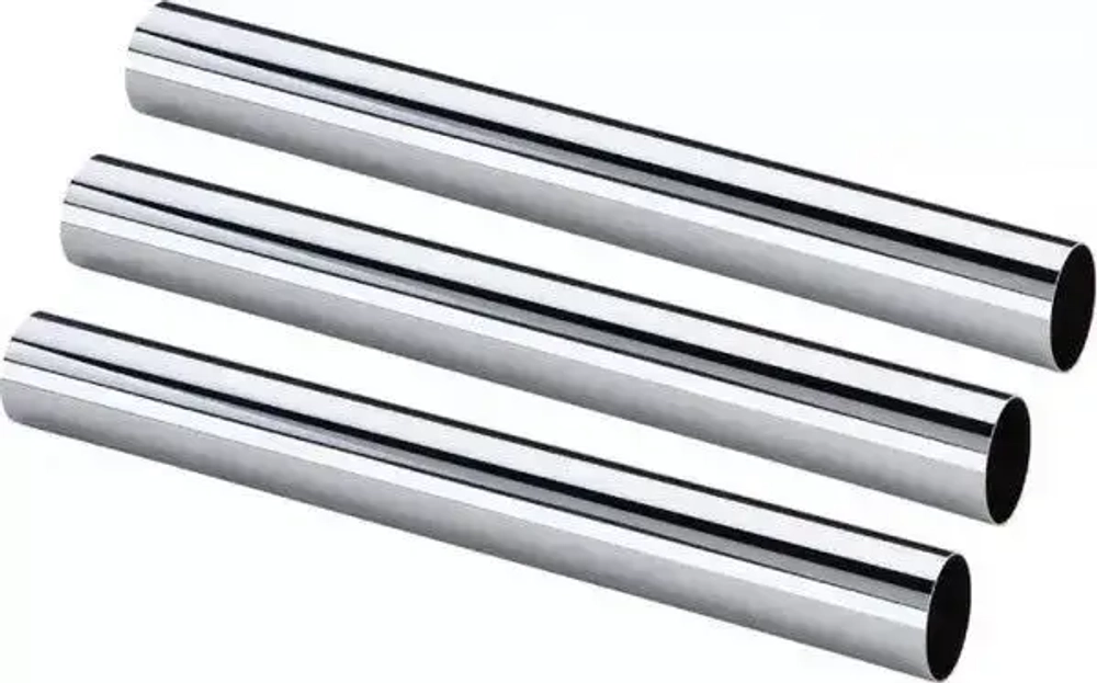 Труба, штанга стальная диаметр 25мм, длина 500мм, покрытие хром, 3шт