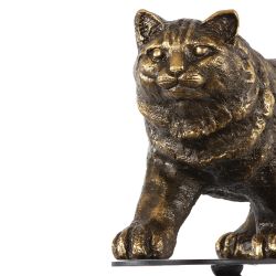 Кронштейн для цветов Кот Лео Бронза