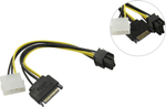 Orient &lt;C578&gt; Переходник питания для видеокарт 1SATA M+1big-&gt;6/8pin