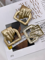 Пуговицы Скиапар. "Рука" античное золото
