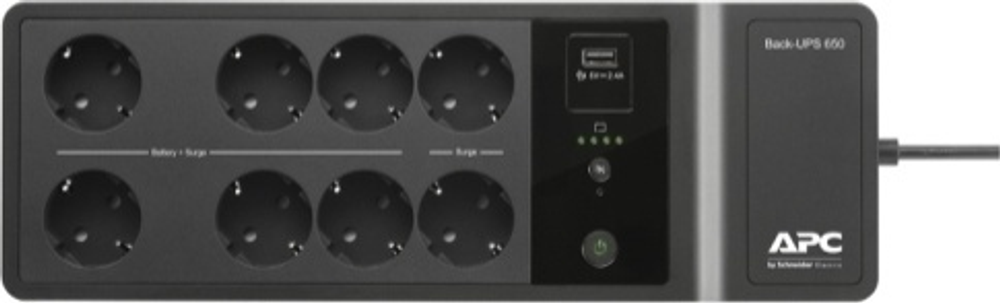 Источник бесперебойного питания APC by Schneider Electric BE650G2-GR