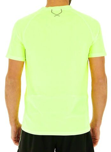 Мужская теннисная футболка Lotto Running - yellow neon