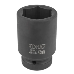Головка ударная глубокая 42мм 1''6гр. RockForce##Rock FORCE RF-48510042