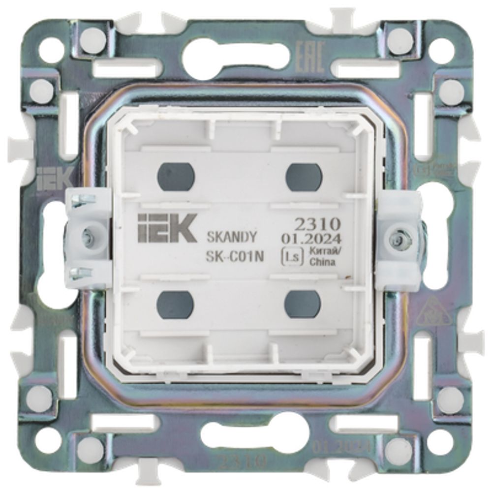 SKANDY Заглушка с суппортом SK-C01N металл никель IEK