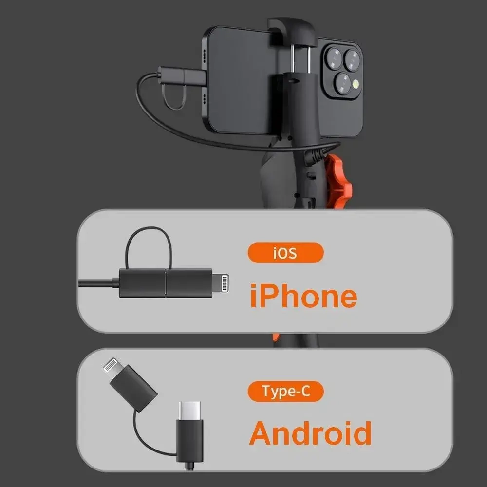 Эндоскоп поворотный автомобильный 6 мм 360 градусов/камера автомобильная с артикуляцией