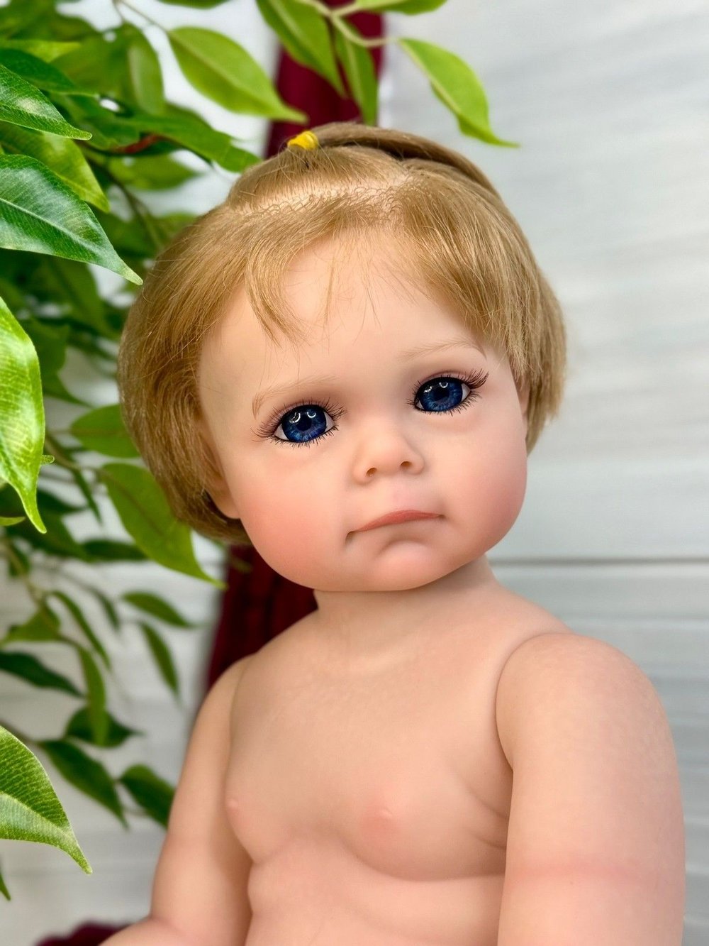 Кукла Реборн виниловая 55см без одежды (FA-040W)