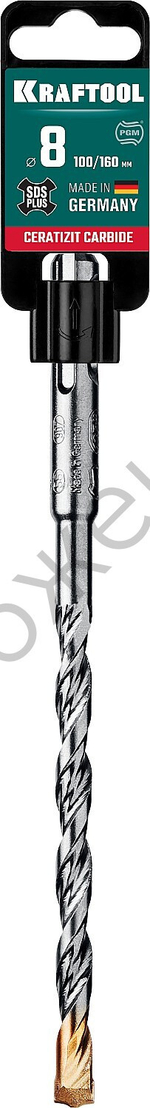 KRAFTOOL CERATIZIT CARBIDE 8 х 160 мм, SDS-plus бур (29320-160-08)