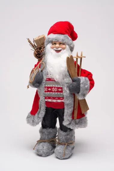 Дед Мороз Величавый в красной шубке 45 см., ЕлкиТорг (ZS-S-21831-18)