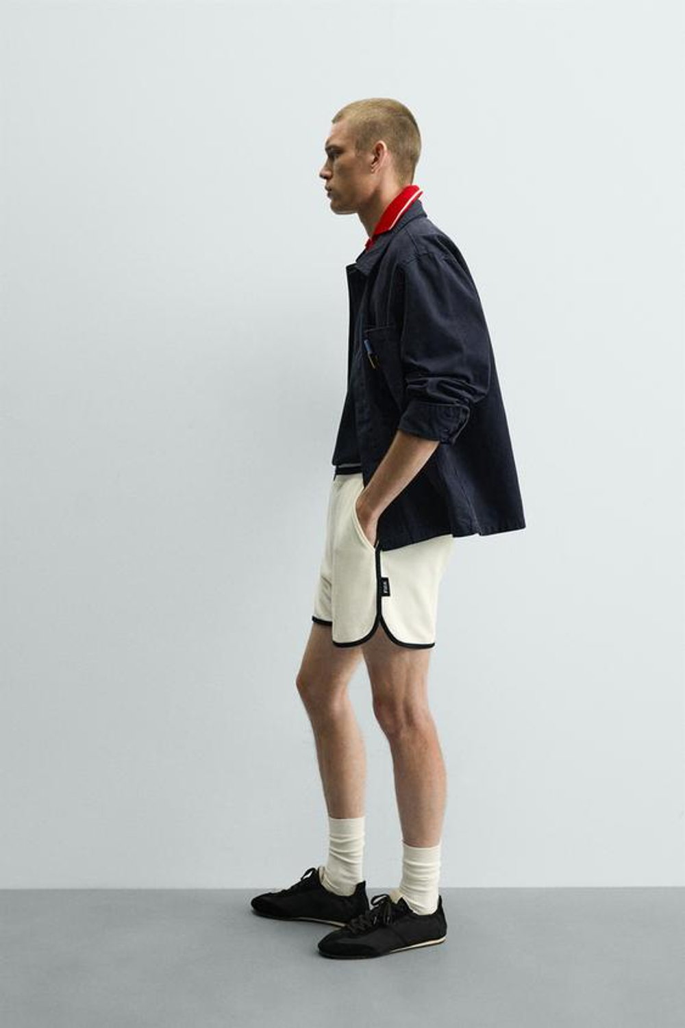 ZARA ШОРТЫ В СТИЛЕ FIFA WORLD CUP™ ФРАНЦИЯ 98 КЛАССИКА, БЕЛЫЙ
