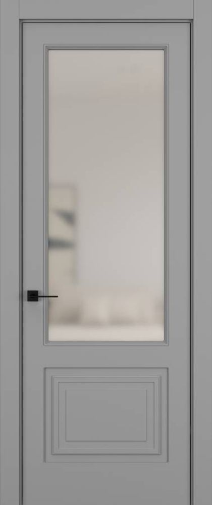 Дверь 02V ELEGANT Матовый Светло-серый