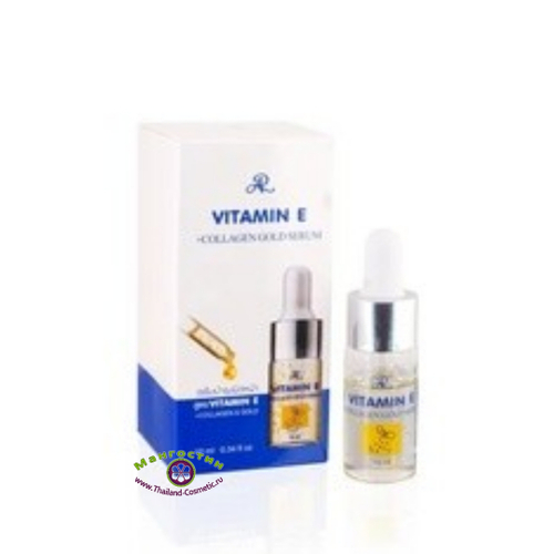 Сыворотка для лица с био - золотом, коллагеном и витамином Е Vitamin E Collagen Gold Serum AR