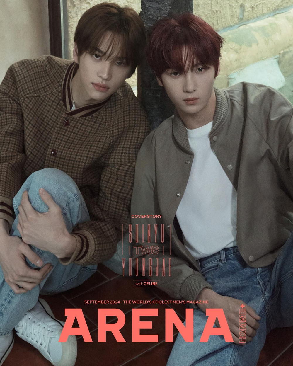 публикация ARENA HOMME - 2024.09 TWS SHINYU & YOUNGJAE D Type