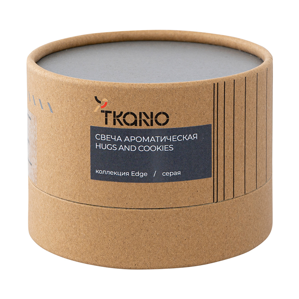 Свеча ароматическая hugs and cookies из коллекции edge, серый, 30 ч