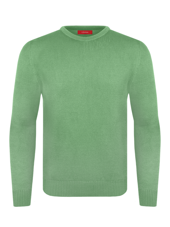 Джемпер из мягкой шерсти, зеленая группа