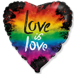 Шар Фольгированный LOVE IS LOVE (Ассорти)