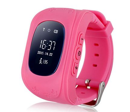 Детские часы с GPS Smart Baby Watch Q50 Розовые