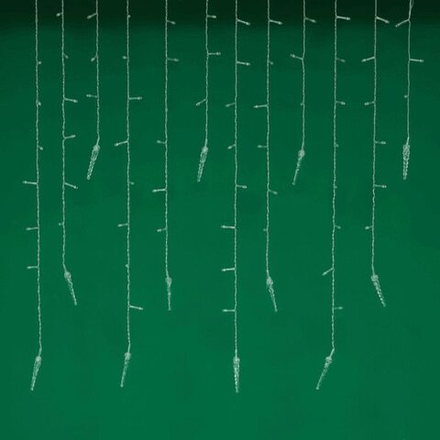 Гирлянда электрическая Бахрома 2,м 80LED пост. свечение, 220В, шампань