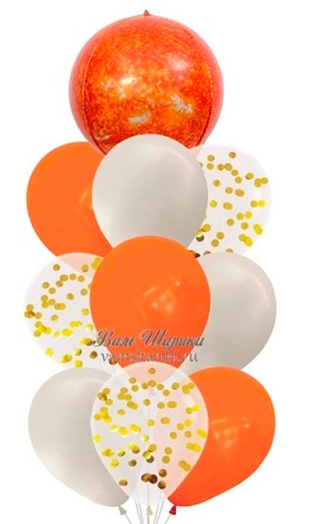 Букет шаров "Планета Солнце"