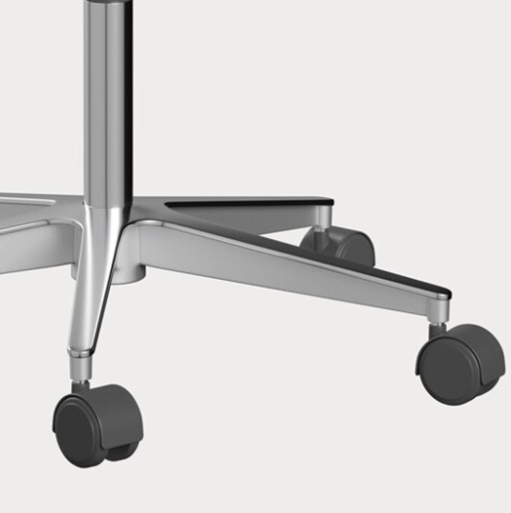 Кресло N02™ Recycle FRITZ HANSEN  алюминий/пластик/dark red 625х625х900h