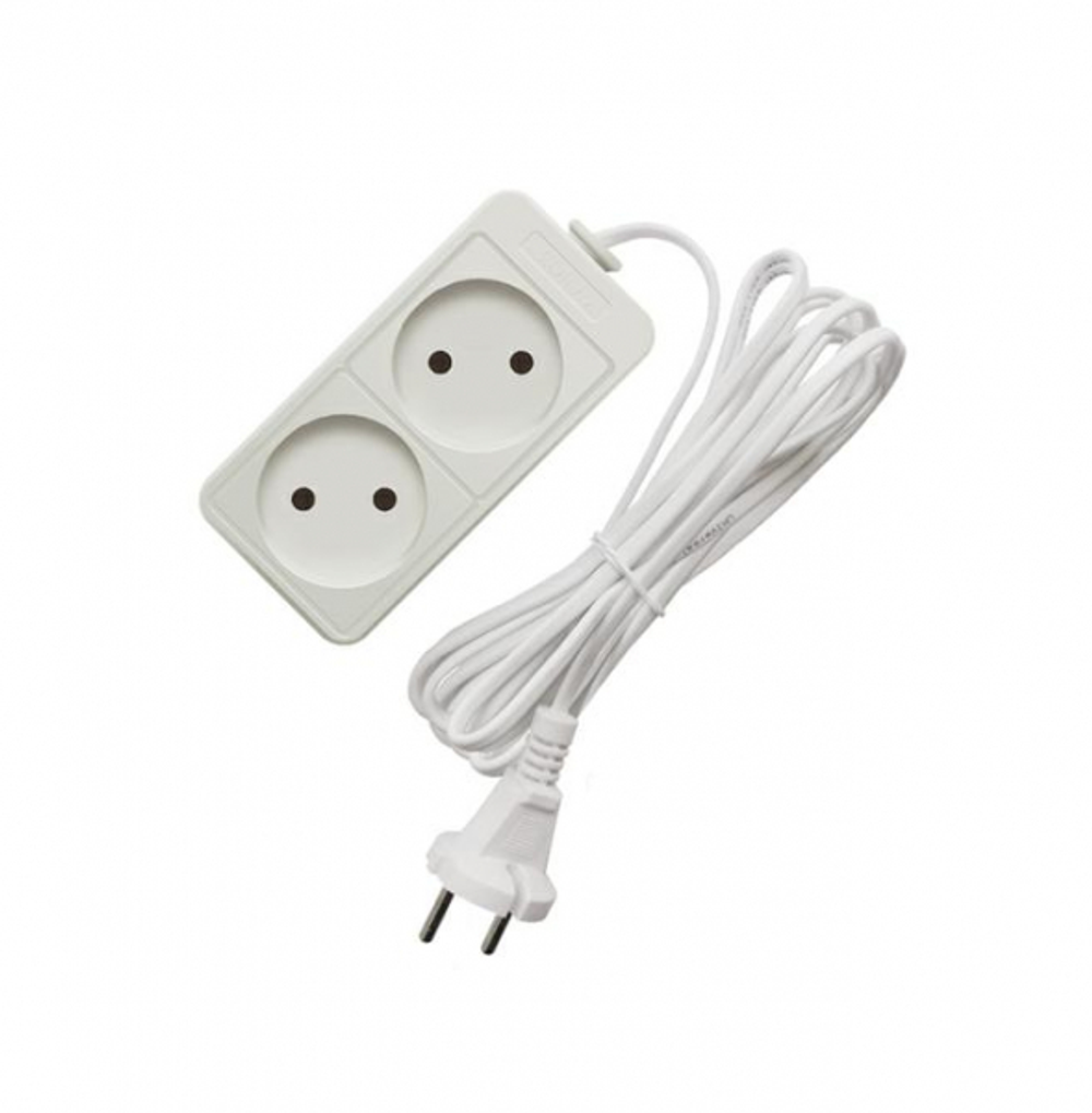 Удлинитель 1.5м, 2 гнезда, ПВС 2х1, СОЮЗ, 481S-1201---