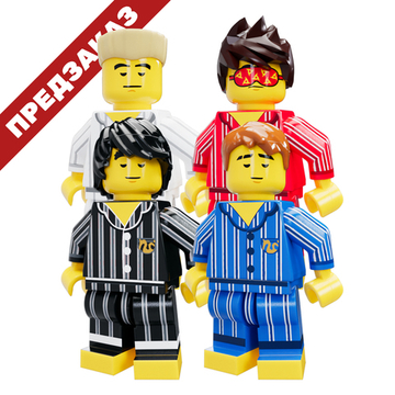 Ниндзя в пижамах - комплект из 4 фигурок