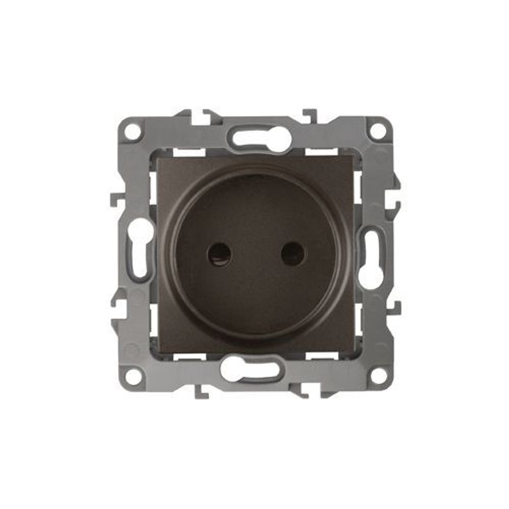 Розетка 1-м СП Эра12 12-2105-13 16А IP20 16AX 250В 2P механизм бронз. Эра Б0019336 Розетка 1-м СП Эра12 12-2105-13 16А IP20 16AX 250В 2P механизм бронз. Эра Б0019336
