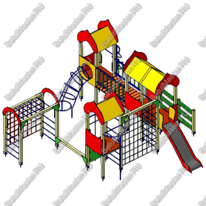 Модульный игровой комплекс «Весёлый маршрут»