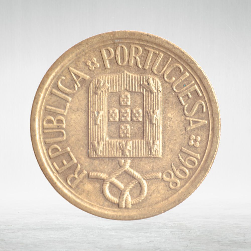 Portugal, 10 Escudos, 1998, VF