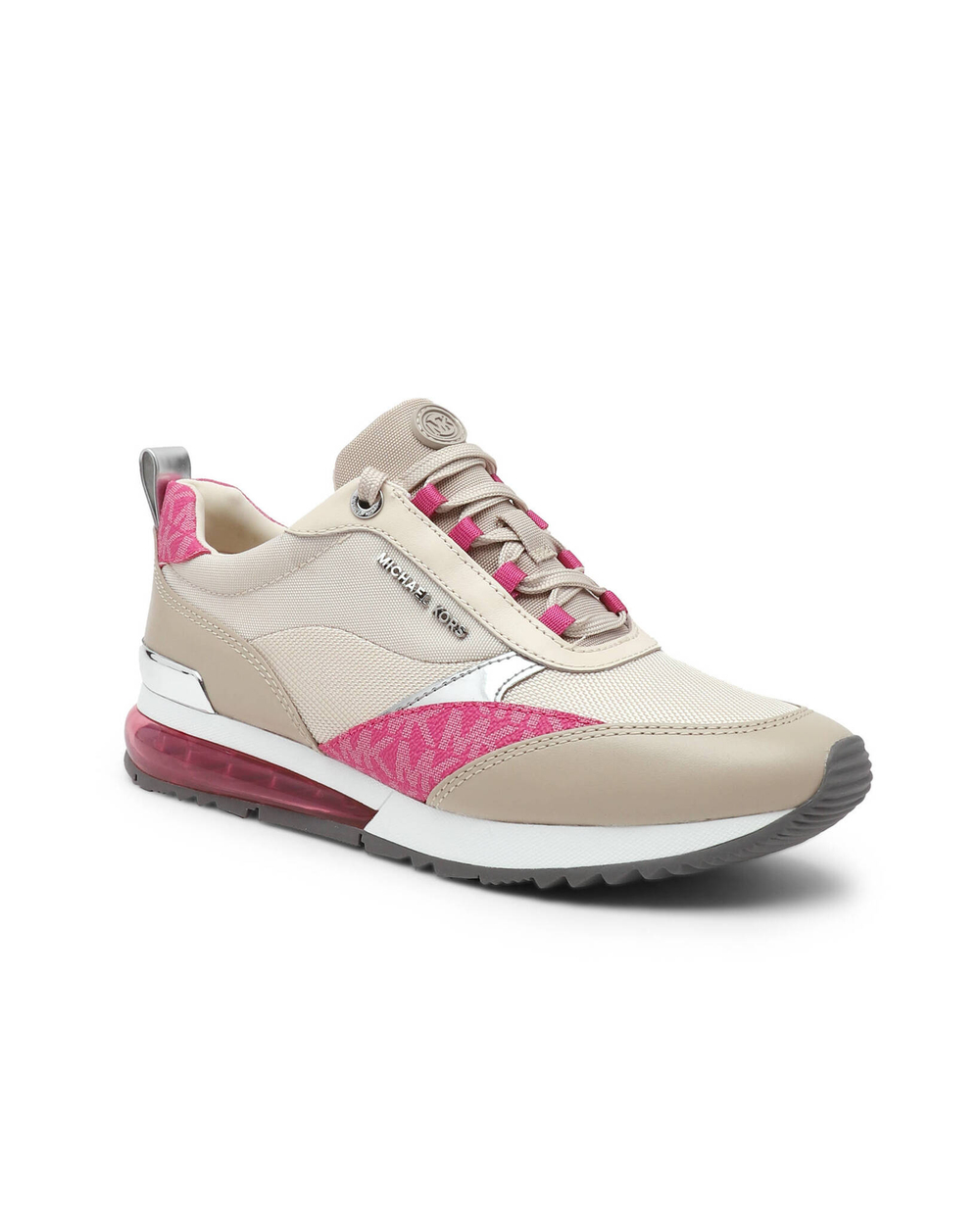 кожаные кроссовки allie stride Michael Kors - бежевый(43R3ALFS1D)