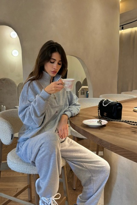 Кофта Velvet Серый Меланж