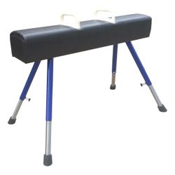 Конь гимнастический маховый - переменной высоты - ручки пластик