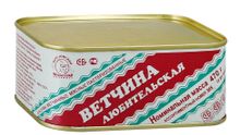 Белорусские мясные консервы &quot;Ветчина Любительская&quot; 470г. Береза - купить с доставкой по Москве и области