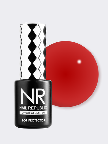 NR Цветной топ COLOR TOP PROTECTOR 31 Red без UV фильтра, 10мл