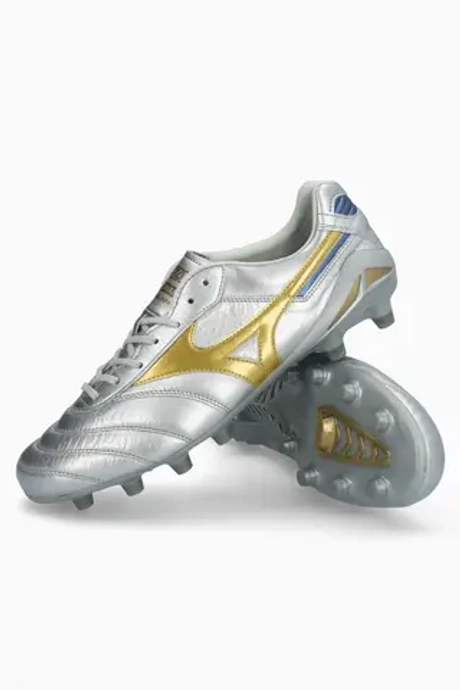 Бутсы Mizuno Morelia DNA Japan FG - серебряный