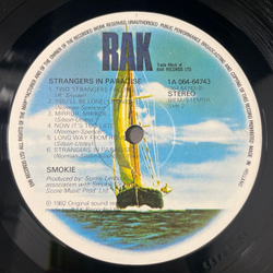 Винтажная виниловая пластинка LP Smokie Смоуки Strangers In Paradise (Нидерланды 1982)